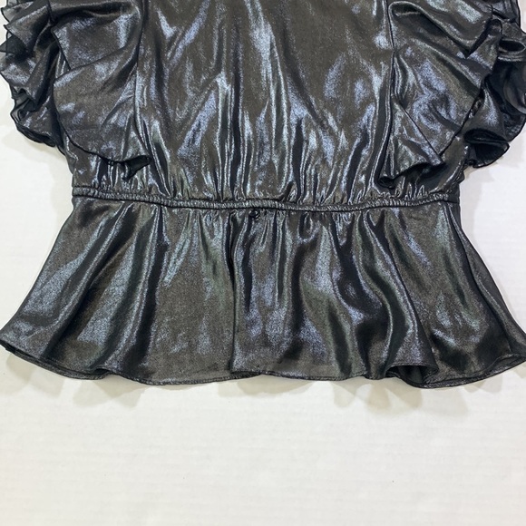 J. R. Nites Formal Shiny Black Top - Picture 5 of 9